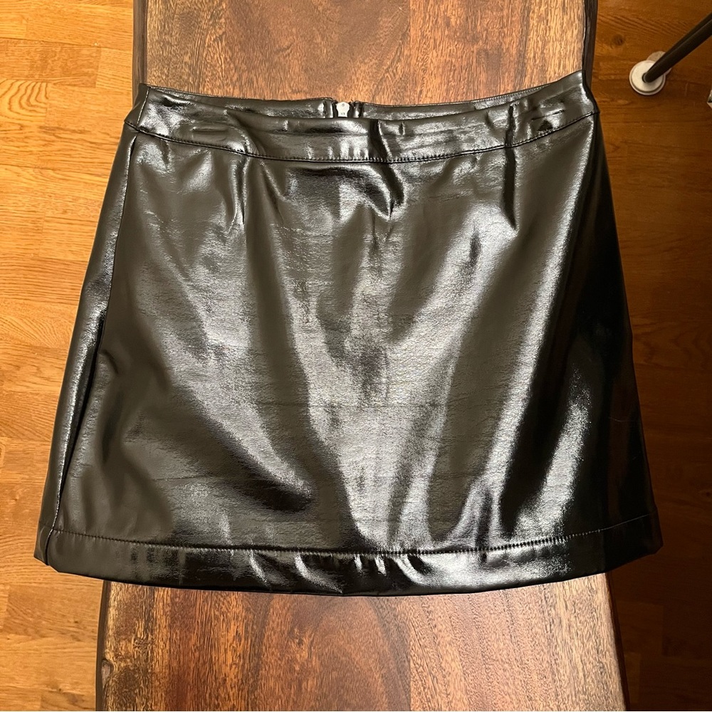 Pleather skirt